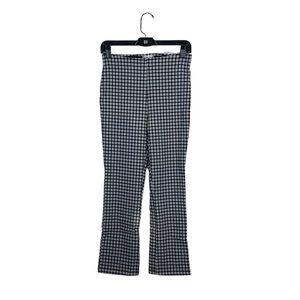 Altar'd State Black and White Checkered Ankle Pants